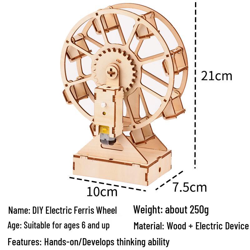 

3D Wooden Ferris Wheel Puzzle for Adults