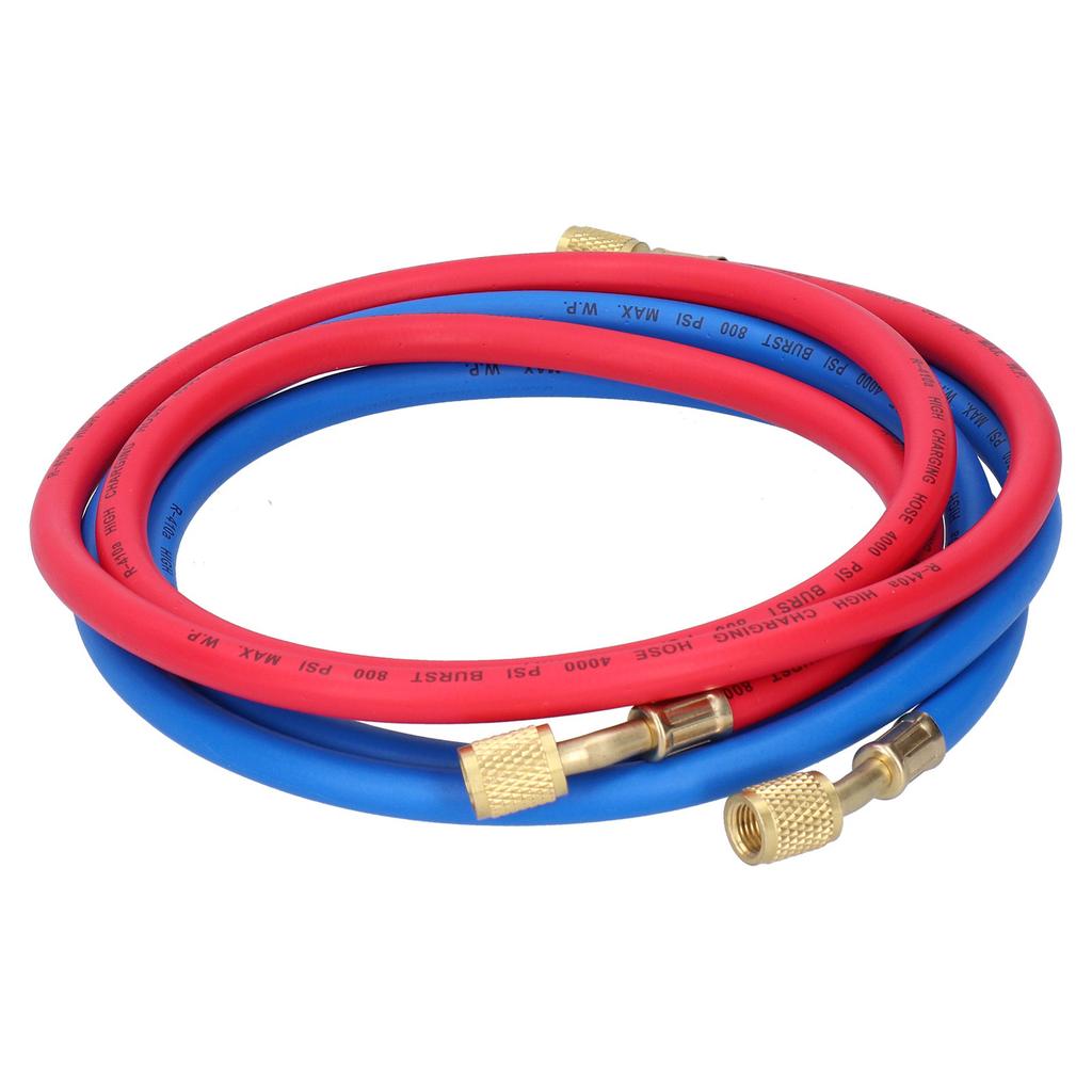 Conditioner Refrigerant Recharge Hose  Conditioning Refrigeration Adding Tool Accessory(Double English Standard Joint 2Pcs 1.5meters )