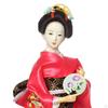Asian Statue Collectible Figurine Japanese Kimono Geisha Doll Kabuki for Birthday