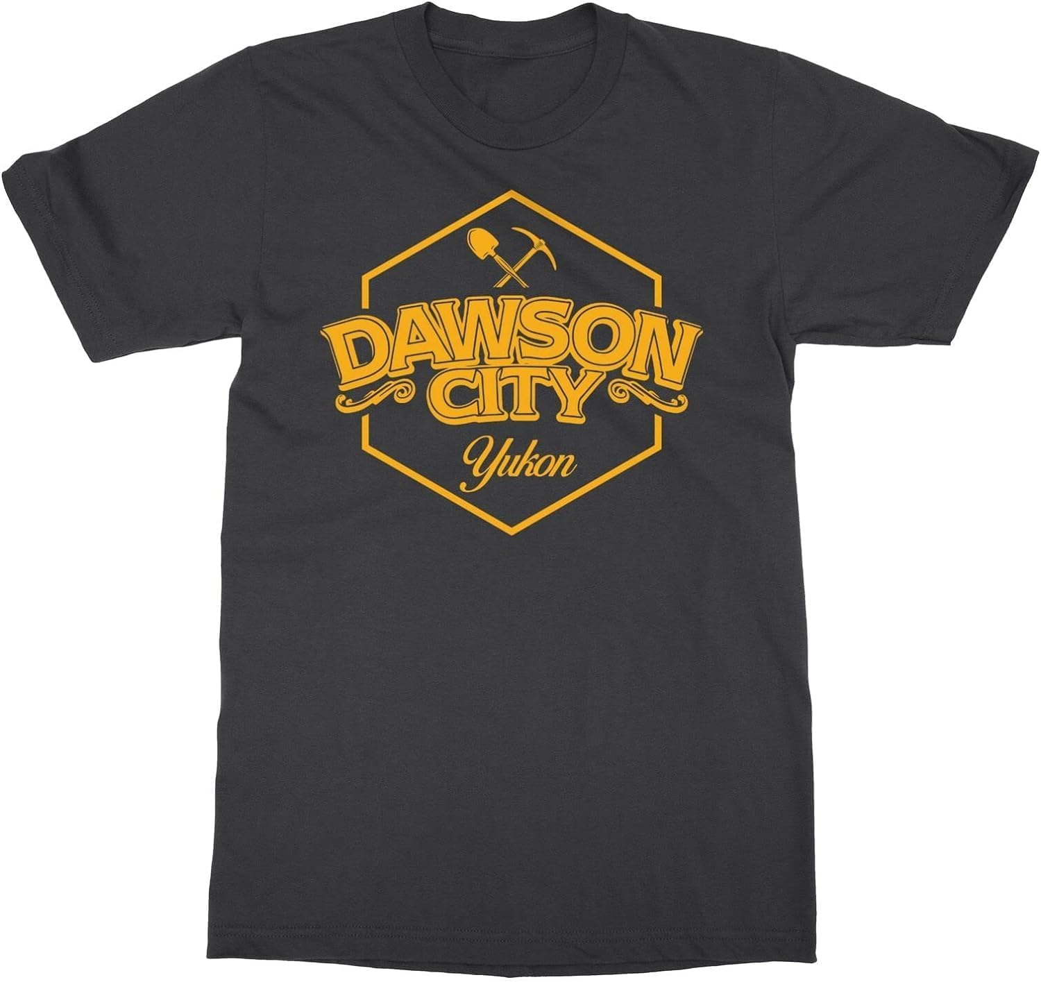 Dawson City Yukon Vintage Men s Men T Shirt Black 3XL чёрный