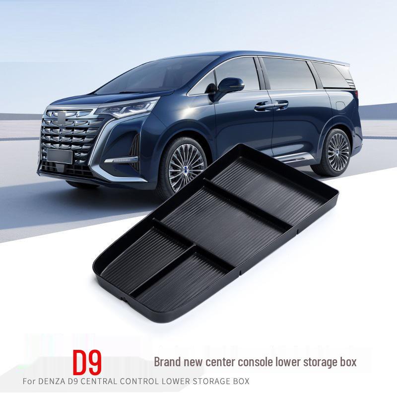 BYD Denza D9 Center Console Storage Box Car Organizer Accessories