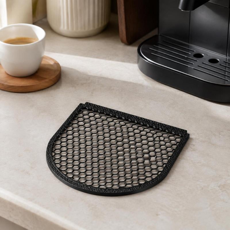 K Mini Coffee Maker Tray Cover Replacement with D-Shaped Profile and Centered Front Cutout, Open-Cell Top and Removable Care for Routine Rinsing