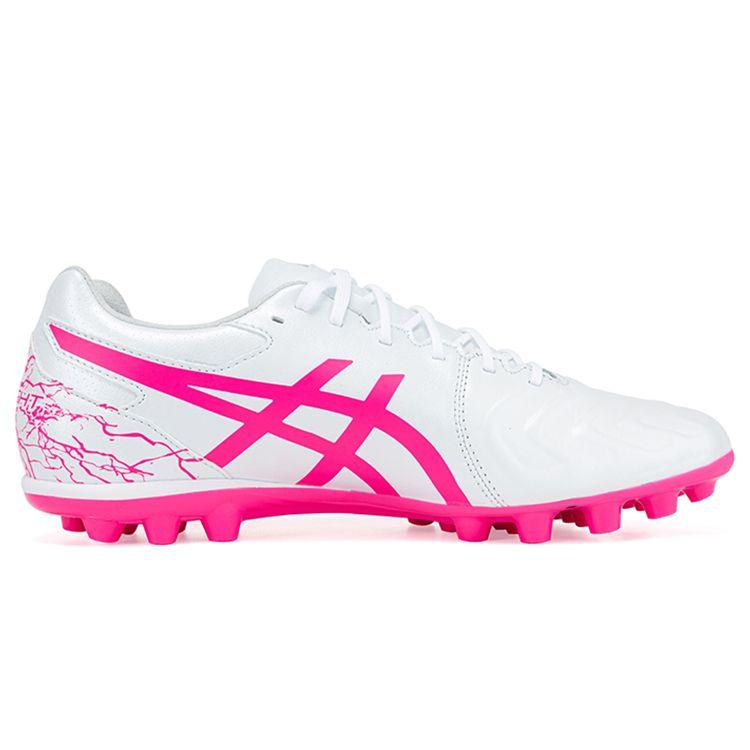 Asics Ds Light Ag Round Toe Lace-Up Ag (Rubber Short Stud) Soccer Shoes Men Soccer Shoes White Pink 1103A032-109