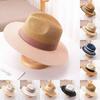Summer Mens Weave Wide Brim Sun Hat With Foldable Design For Beach And Travel