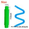 Big Size Pop Tubes Fidget Toys Connectable Extendable Colorful Telescopic Tubes Sensory Toys For Stress Relief Kids Adult Toys