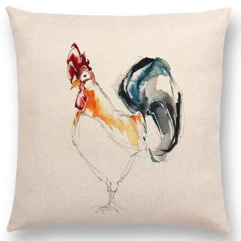 Lustige Cartoon Schurken Tiere Sofa Kissenbezug Eichhörnchen Hase Maus Flamingo Fuchs Hund Eule Vogel Tom und Jerry Kissenbezug