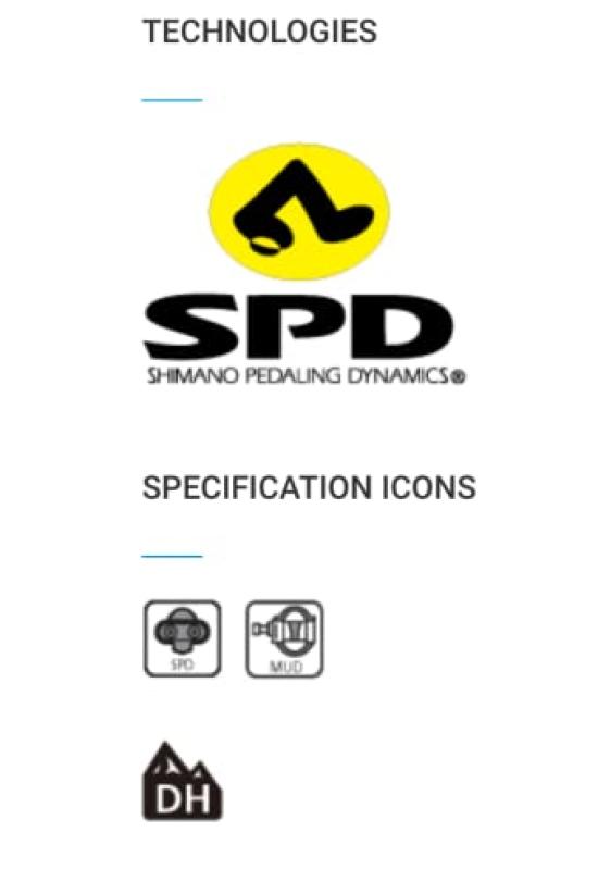 Shimano PD-M821 included/SM-SH51 Black/Silver