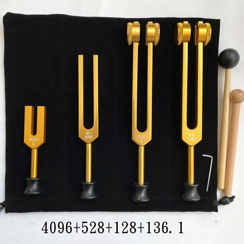 Colorful Tuning Fork Set Aluminum Tuning Forks Healing Therapeutic Musical Instrument Percussion