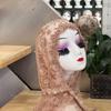 New Premium Embroidered Shawl with Hand Beading - Lace Trim Muslim Women Prayer Cover & Elegant Shoulder Wrap
