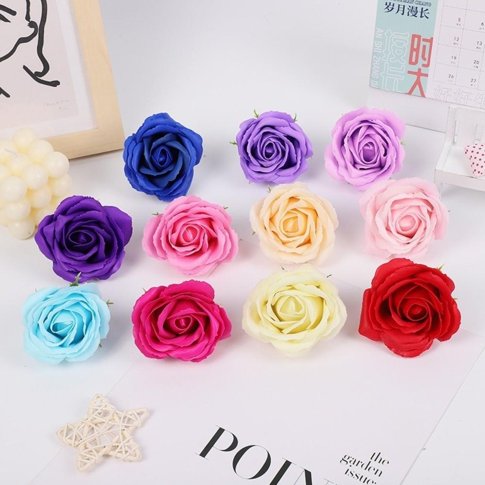 25Pcs Five Layer Rose Foam Rose Realistic Floral Foam Rose Heads  Wedding Decorations
