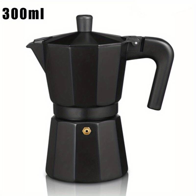 150/300/450 ml Moka-Kanne für den Herd, Camping, manuelle kubanische Kaffeemaschine, manuelle kubanische Camping-Kaffeemaschine zur Herstellung von Cappuccino Latte