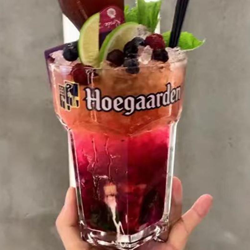 Creative Inverted High-Footed Glass Cup: Versatile for Cocktails, Draft Beer, Juice, or Any Beverage.