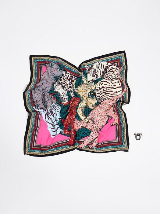 BIMBA Y LOLA Chat Cœur Aigue-marine Charm Écharpe B256AIZ014MUF