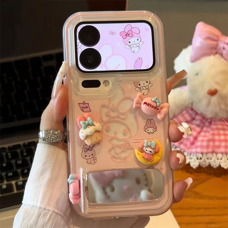 Melody Bracket Case Apple 17PRO Huawei MATE80 Honor 500vivo Xiaomi 17OPPO Mobile Phone Case