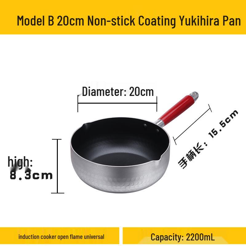 Qiwei Japanese Style Aluminum Yukihira Pot