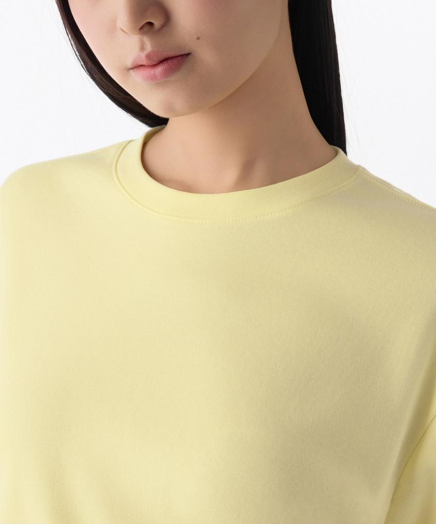 MUSINSA STANDARD WOMAN Women'S Relaxed Fit Crew Neck T-Shirt [Lemon]