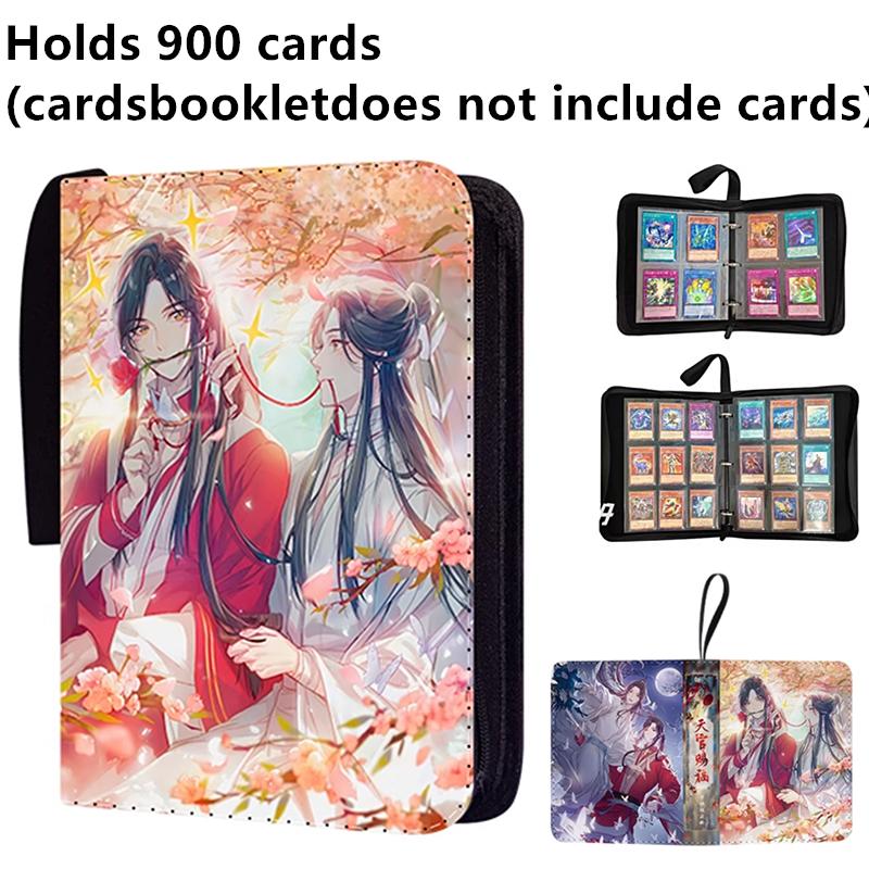 400 szt./900 szt. Album na karty Książka Anime Błogosławieństwo Niebiańskich Urzędników Kolekcja Kart Zamek na Zamki Binder na Karty Kolekcjonerskie Prezent dla Dzieci