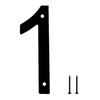 Decorative Address Numbers 3D House Number for Outside, Modern 0-9 Floating Numbers, Wall Mount Weather-proof Metal Sign Door, Mailbox,