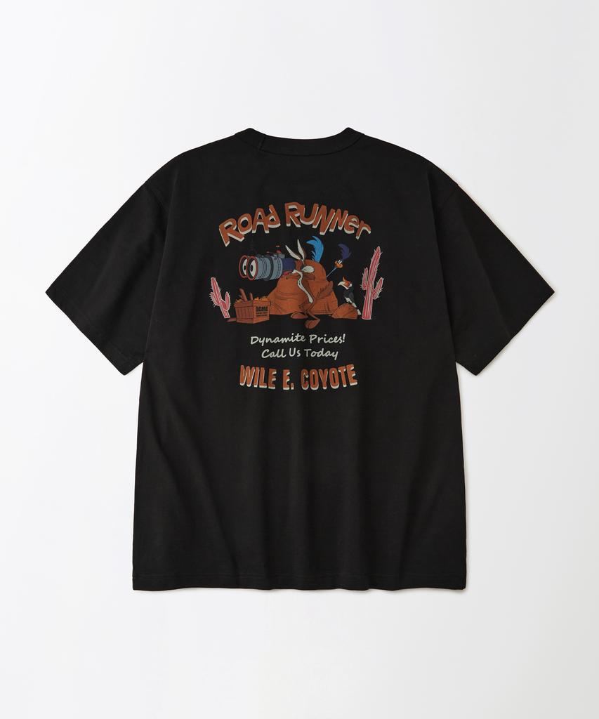 OUTSTANDING [Looney Tunes] Half Sleeve Tee(Call Us Today)_Black