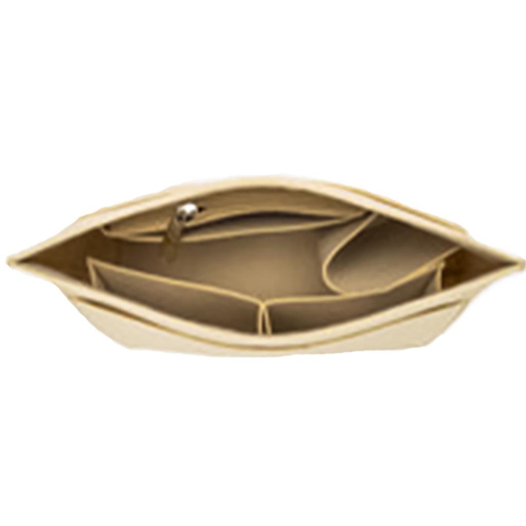 Felt Insert Lining Cosmetic Bag Fits ,Handbag Support Liner Organizer Makeup Pouch