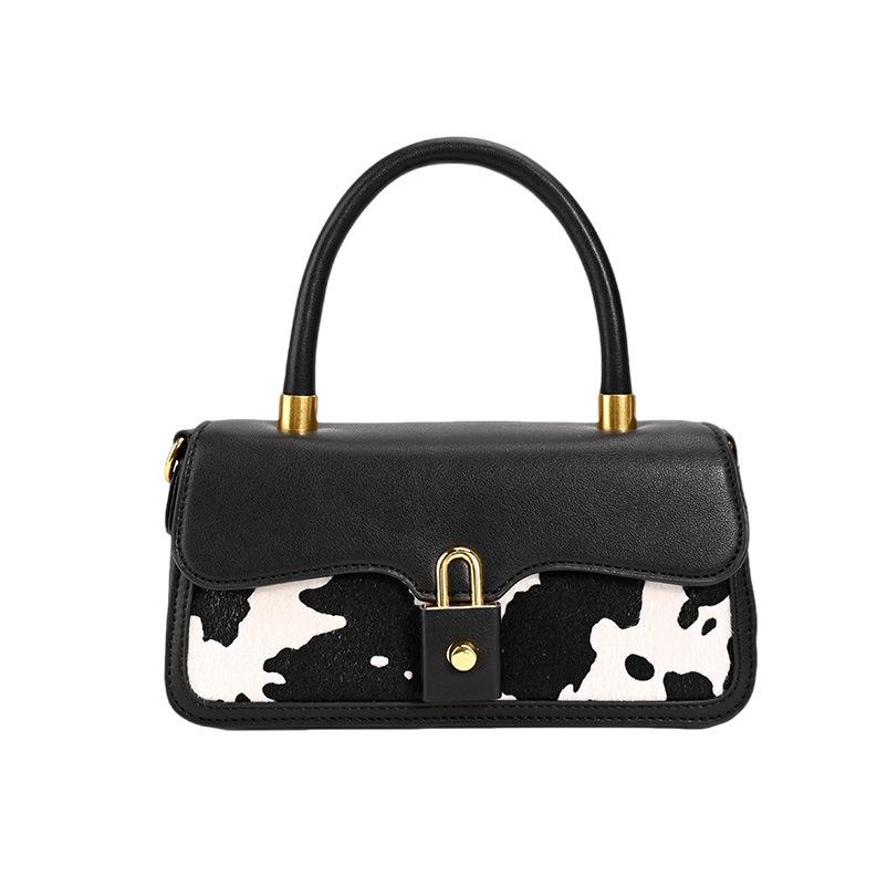 

Сумка кроссбоди и тоут в стиле Douyin - Модная, Универсальная с дизайном замка чёрный