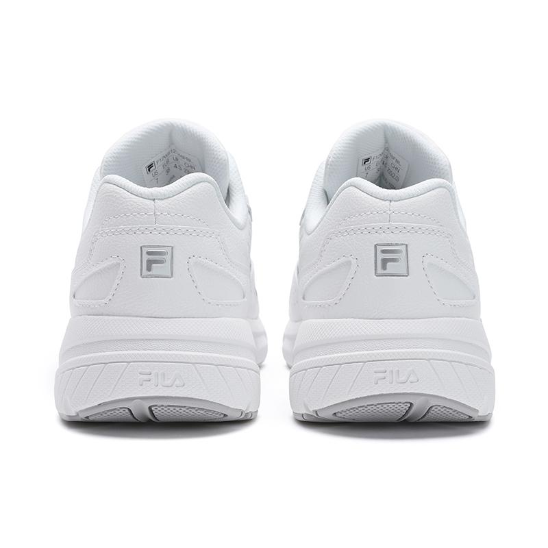 New FILA Cushioning Low-Top Running Shoes Women's White Silver F12W512148FBL