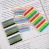 300Pcs Color Stickers Transparent Fluorescent Sticky Note Flags Very Thin Strip Sticker Writable Color Transparent Notes
