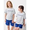 Conjunto de Pijama Infantil Unissex Algodão Manga Curta Shorts Carro