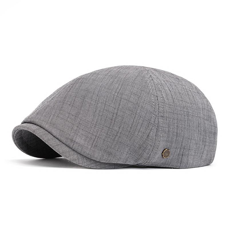 Cap Men's Spring Summer British Beret Sunscreen Sun Hat Forward Hat Newsboy Hat