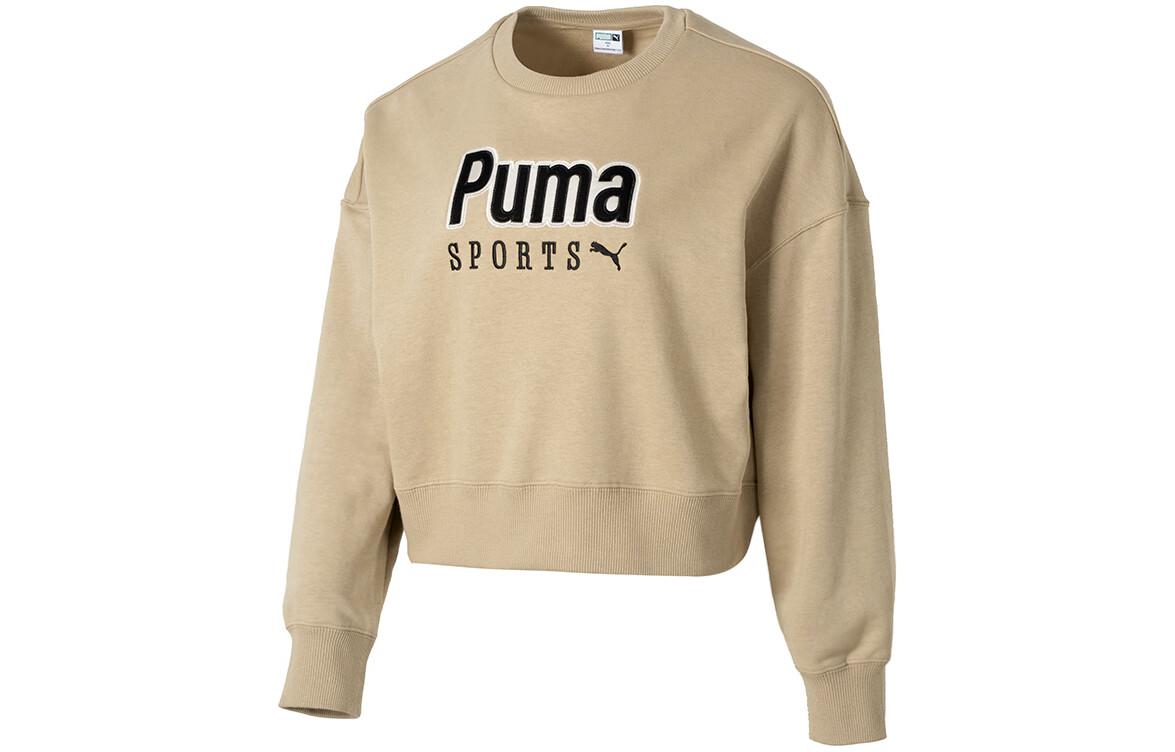 PUMA Sweatshirts Women s Crew Neck Moderate Regular 626169-83 L