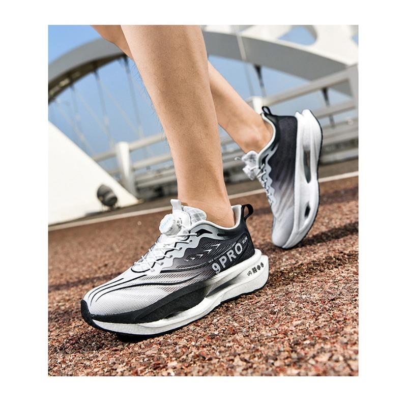 Men's Gradient Mesh Sneakers Cushion Sole Sport Running Shoes