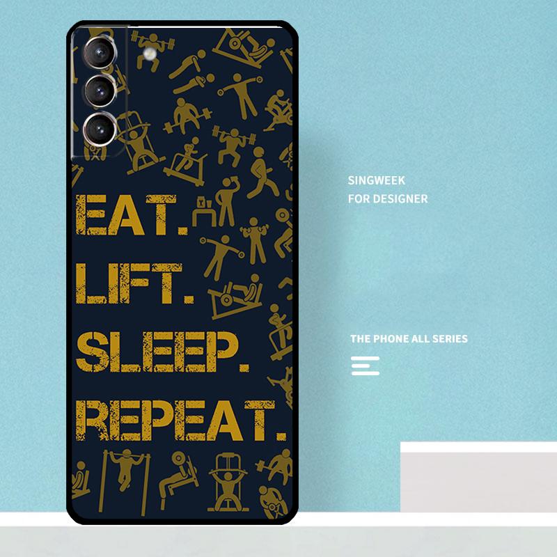 Gym Fitness Bodybuilding Case For Samsung Galaxy S25 Ultra S25 FE S20 S21 S22 S23 Plus S9 S10 S24 Ultra Phone Cover