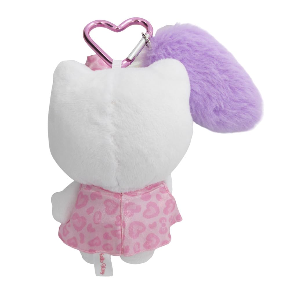 [TCP] Hello Kitty Tail Mascot Keychain, Leopard (Pink)