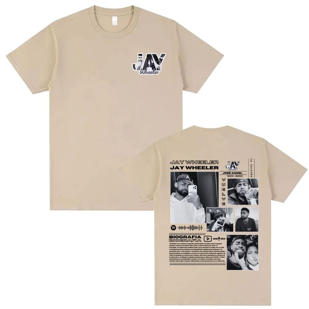

Rapper Jay Wheeler Vuelve Album Cover Tee Shirt Mens Women Fashion Hip Hop Pop Music Summer ONeck High Quality Cotton T Shirt 4XL