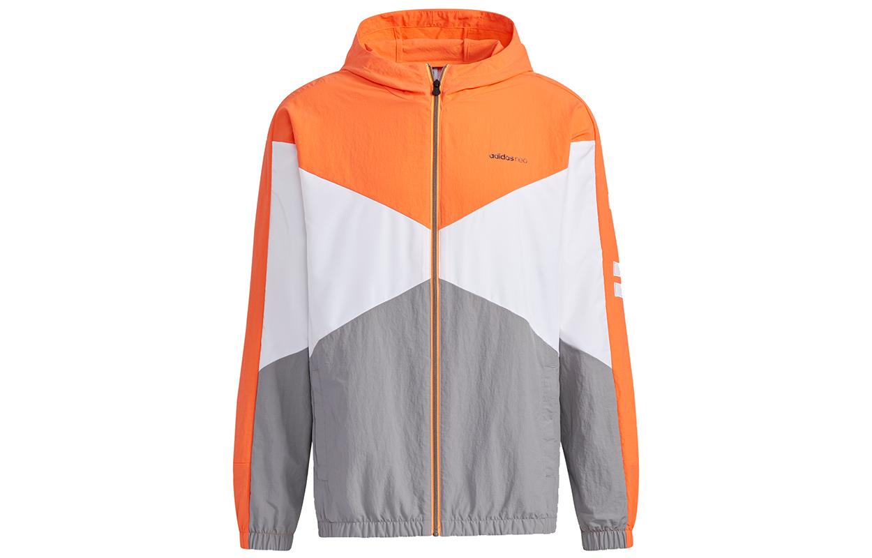 Adidas Neo Jackets Men s Orange Hooded Moderate Other GP5701 L