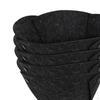 4 Pieces Hanging Flower Pot Liners Basket Linings Practical Breathable Felts for Yard