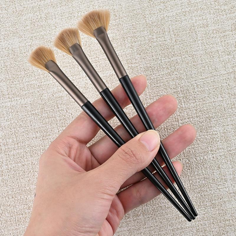 1/3 Stück Schlanker Weicher Gesichtsfächer Pinsel Make-up Kosmetik Mehrzweck Maskenpinsel Make-up Pinsel Werkzeug Professioneller Puder Kosmetikpinsel Werkzeug