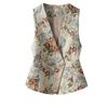 Gilet Giacca da Donna Primavera Autunno Senza Maniche Gilet Suit da Donna Temperamento Versatile Ampio Gilet Giacca da Donna