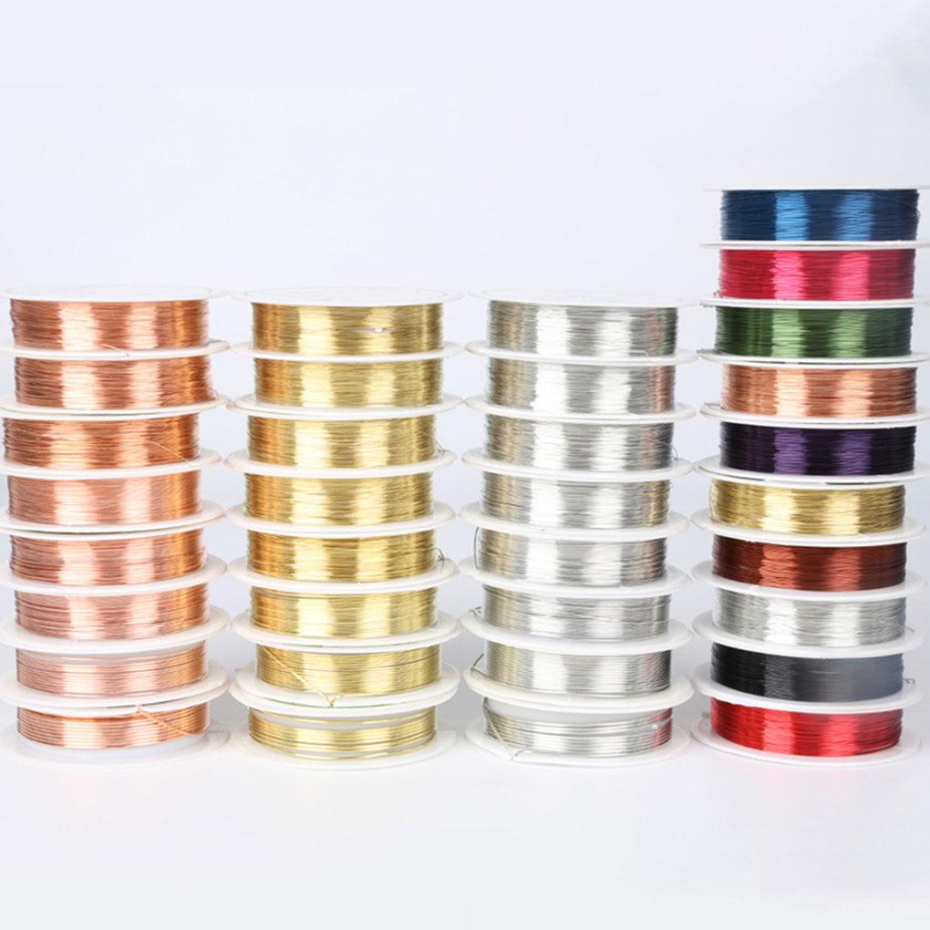 Beads Self-Assembly Craft Making 1mm Wire Colorful Jewelry Findings 1.5m Length Rope Cord String Bracelet Necklace