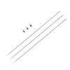 3 Set 0,4 mm Airbrush-Düse Airbrush-Nadeln Ersatzteile für Spritzpistole Sprüher