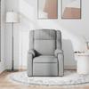Massage Chair Light Grey Fabric