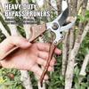 Wood Grain Garden Pruner Ergonomic Hand Pruner Gardening Tools Pruning Shears  Thick Branches