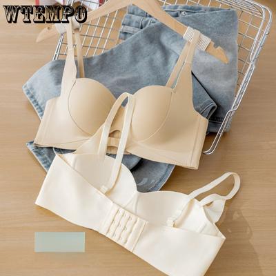 One-piece Bra for Women Seamless Undergarment Simple and Breathable Bra Push Up Bra