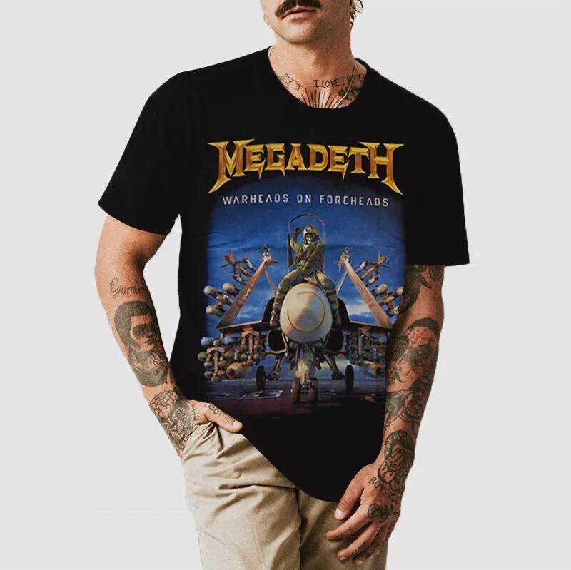 Megadeth Warheads on Foreheads T-shirt, Graphic T-shirt, Size S