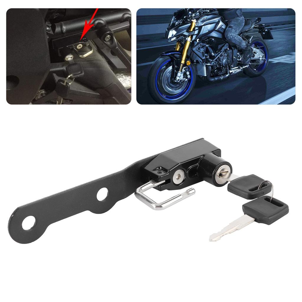 Motorcycle AntiTheft Helmet Lock Aluminum Stainless Steel Fit for Yamaha MT10 1619FZ10 1617