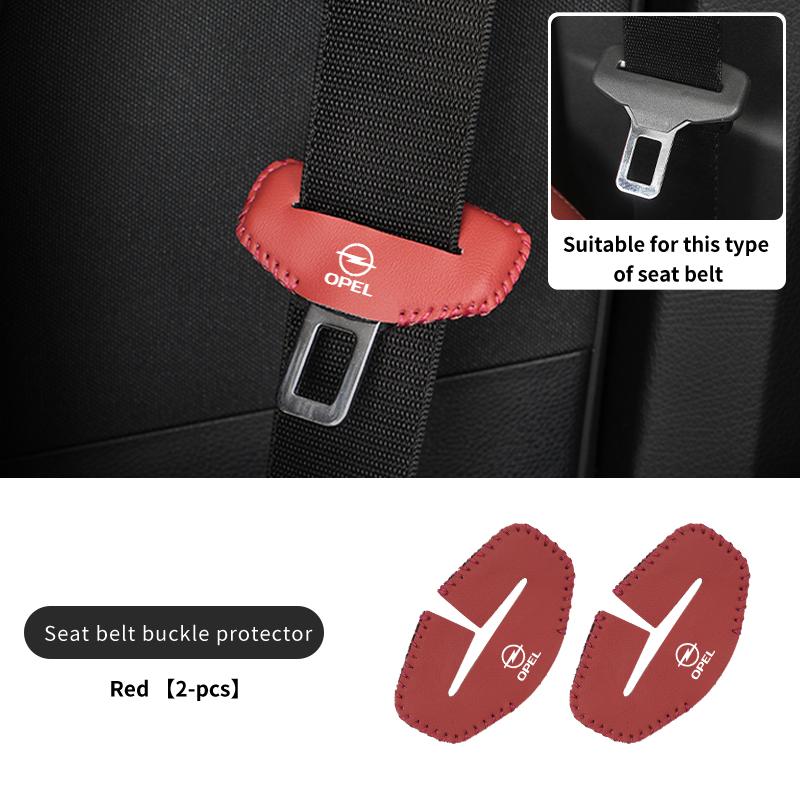 2/5pcs Car Seat Belt Buckle Anti-scratch Protector Cover For Opel Corsa Astra Insignia Vectra Zafira Meriva Mokka Grandland