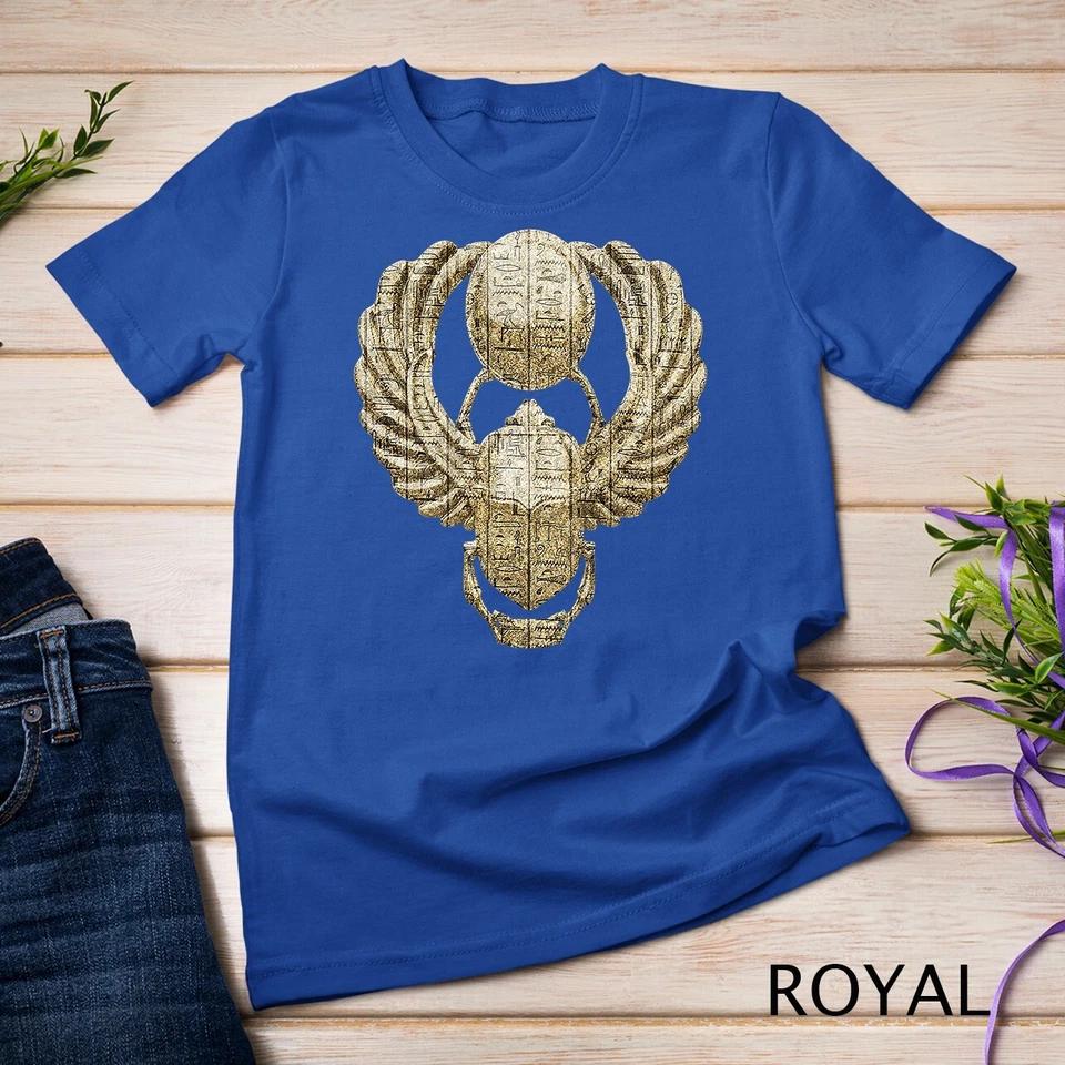 Egyptian Winged Scarab Beetle T-Shirt Unisex T-shirt 11 S