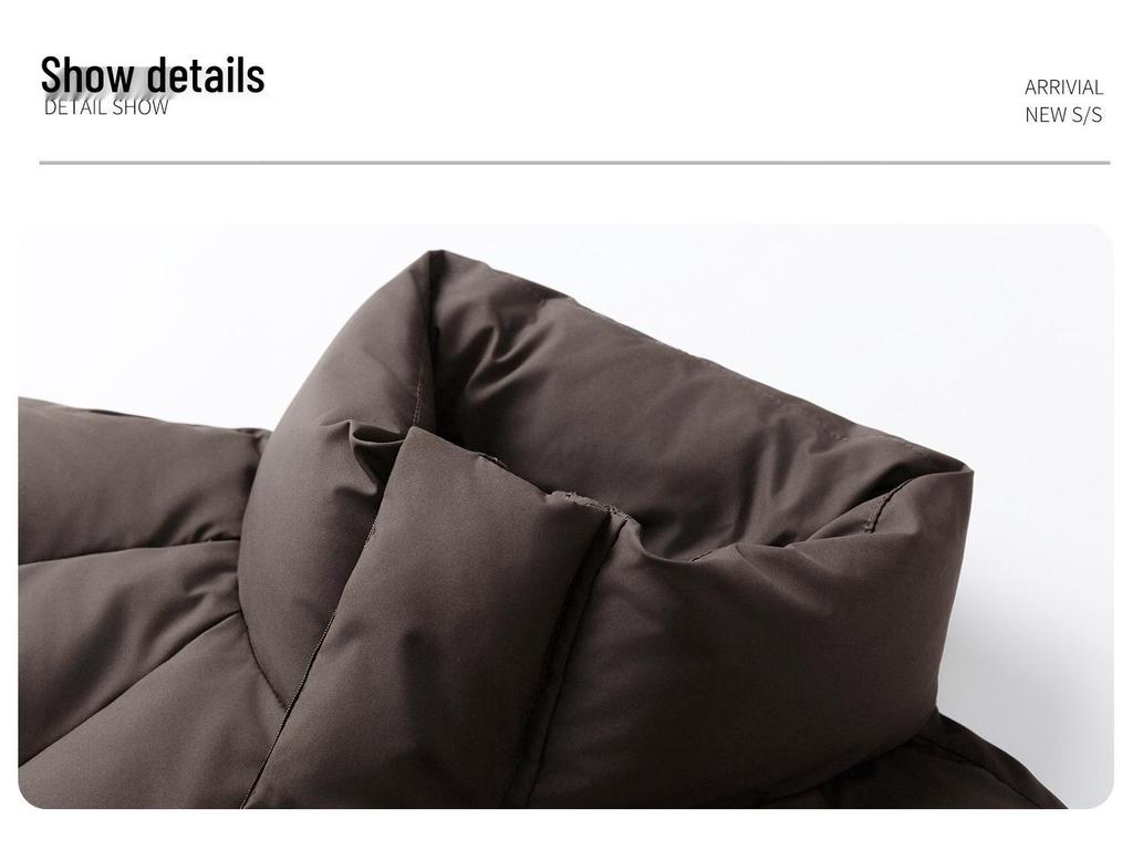Stehkragen Herren Winter Daunenweste - Verdickt Trendig Koreanischer Stil Oberbekleidung