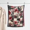 Winter digital printing lengthened and thickened graffiti flower warm cashmere scarf cold and warm temperament shawl