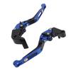 Motorrad Klappkupplungshebel CNC 6061 Aluminiumlegierung Kupplungsbremshebel für S1000RR S1000R Blau